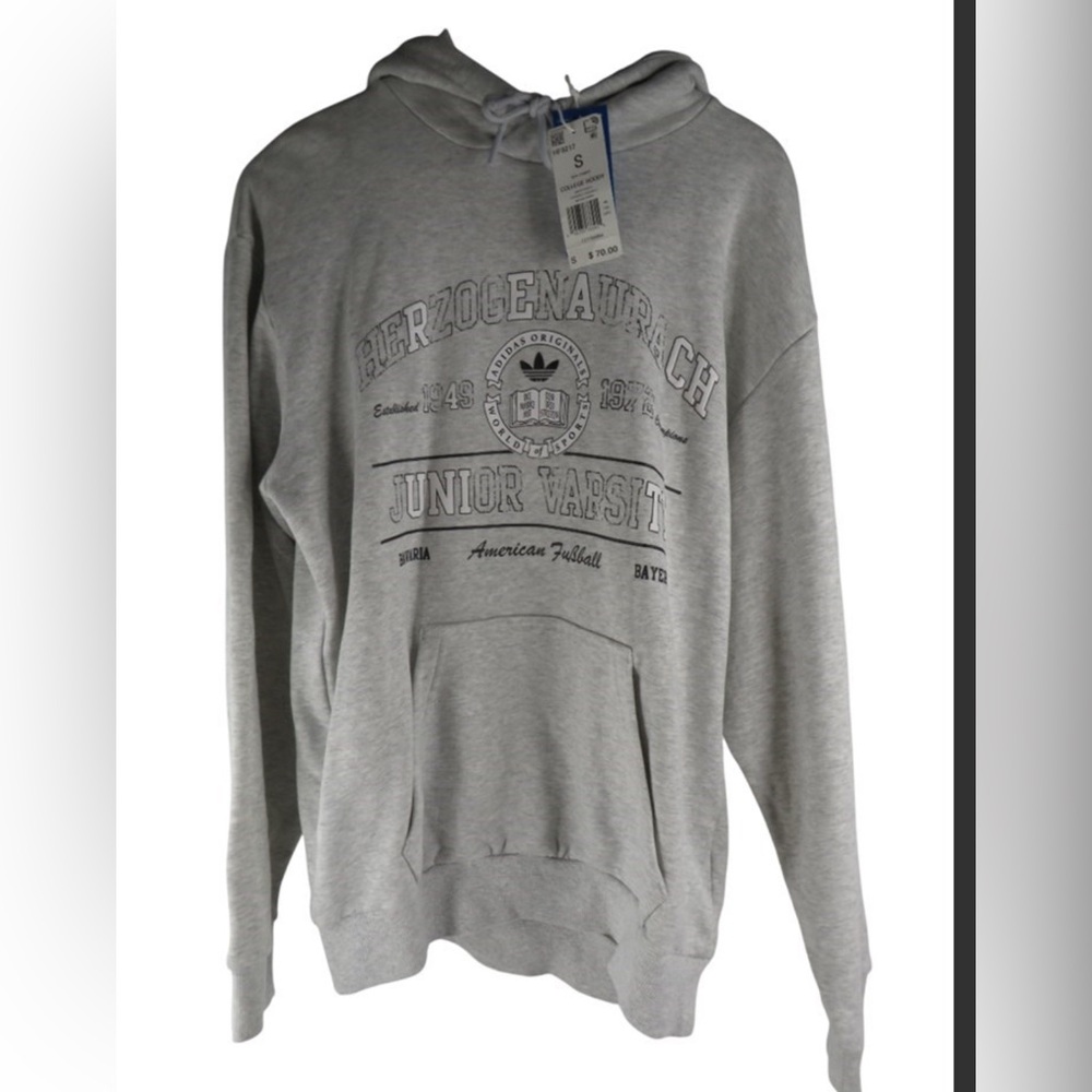 "NEW" Adidas sweatshirt, hoodie, Size: S (Men) grey